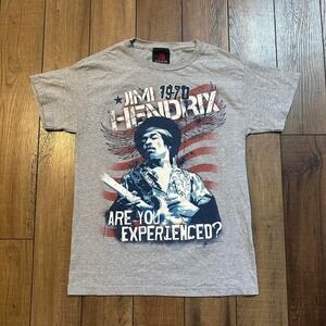 Vintage Zion Jimi Hendrix are you experienced gray tee size‎ small